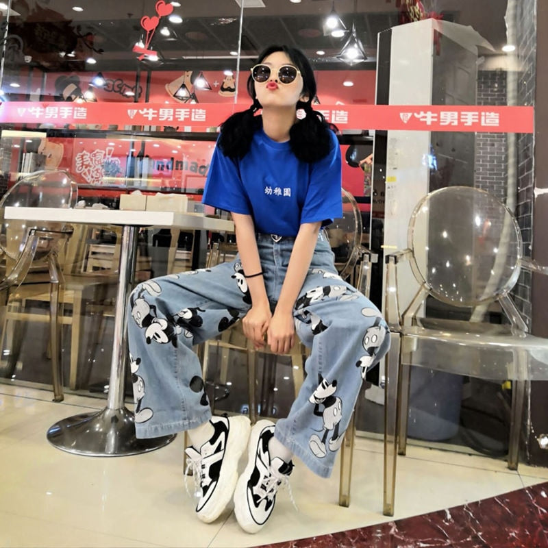 Mickey Mouse Club High Waisted Jeans