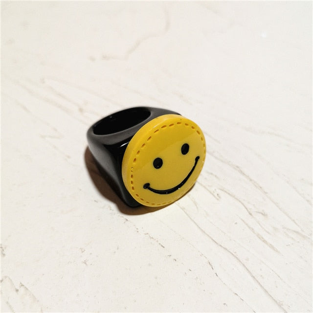 Resin Rainbow Ring