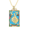 Diamond Tarot Card Necklaces