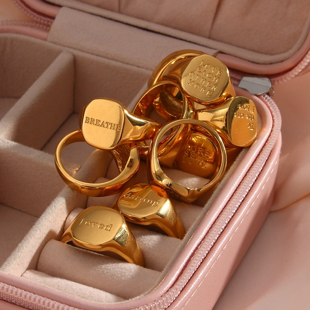 Engraved Rings