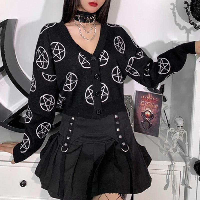 Pentagram Cardigan
