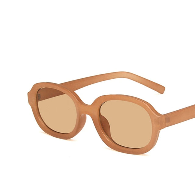 Unisex Oval Tinted Glasses
