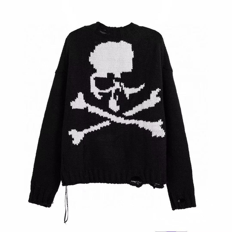 Knitted Skull Sweater