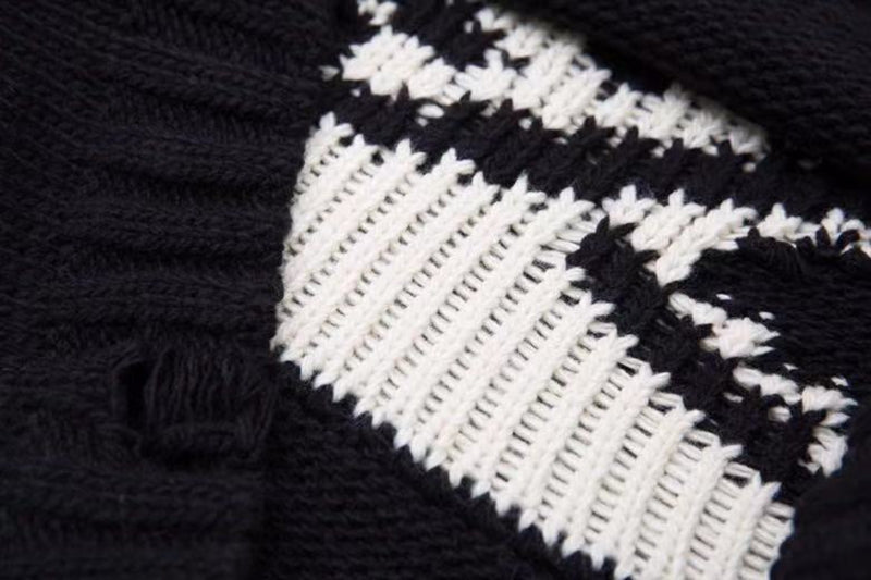Knitted Skull Sweater