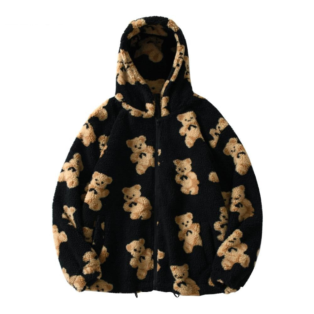 Fleece Zip Up Fleece Teddy Hoodie