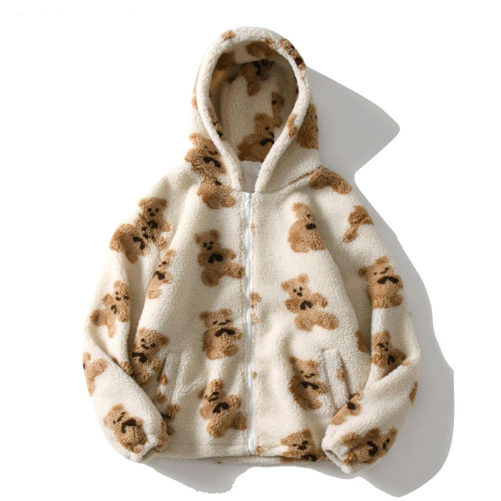Fleece Zip Up Fleece Teddy Hoodie