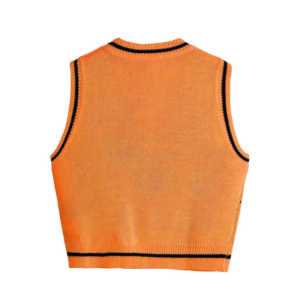 Skull Knit Vest