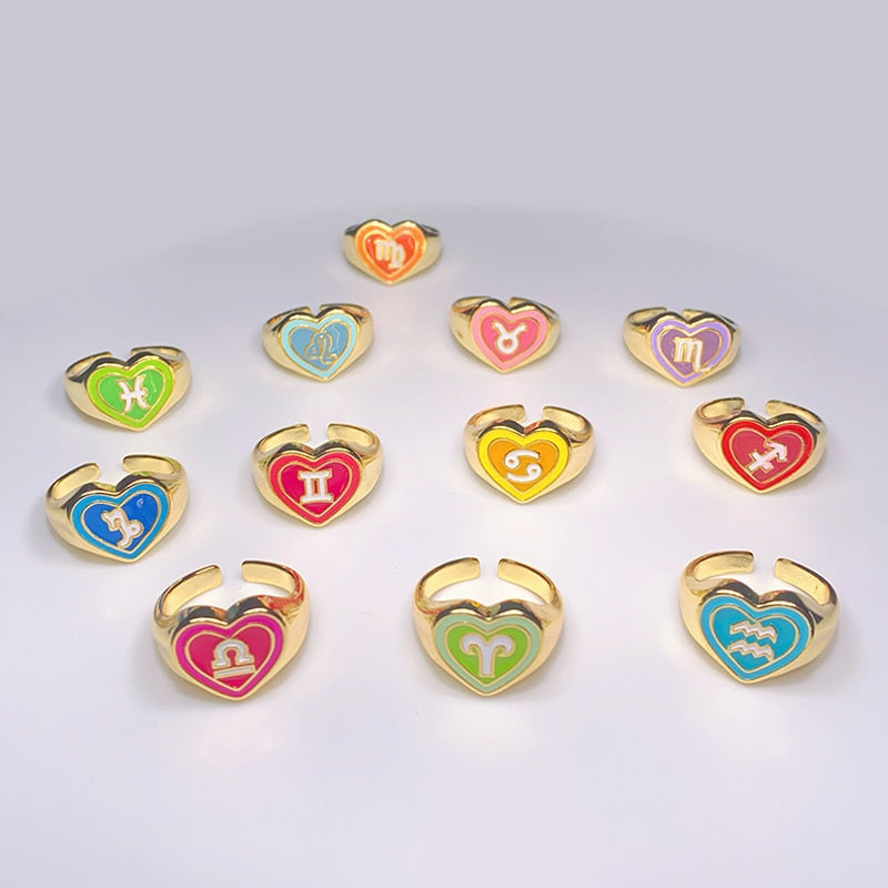 Zodiac Sign Rings