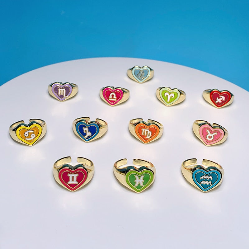 Zodiac Sign Rings