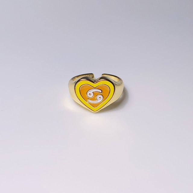 Zodiac Sign Rings
