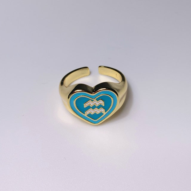 Zodiac Sign Rings