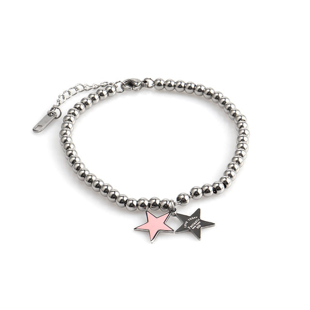 Heart Locket Ball Chain Bracelet