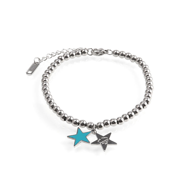 Heart Locket Ball Chain Bracelet