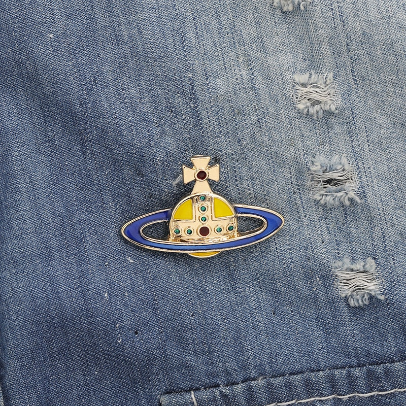 Cosmic Spaceship Pin