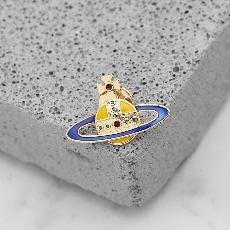 Cosmic Spaceship Pin