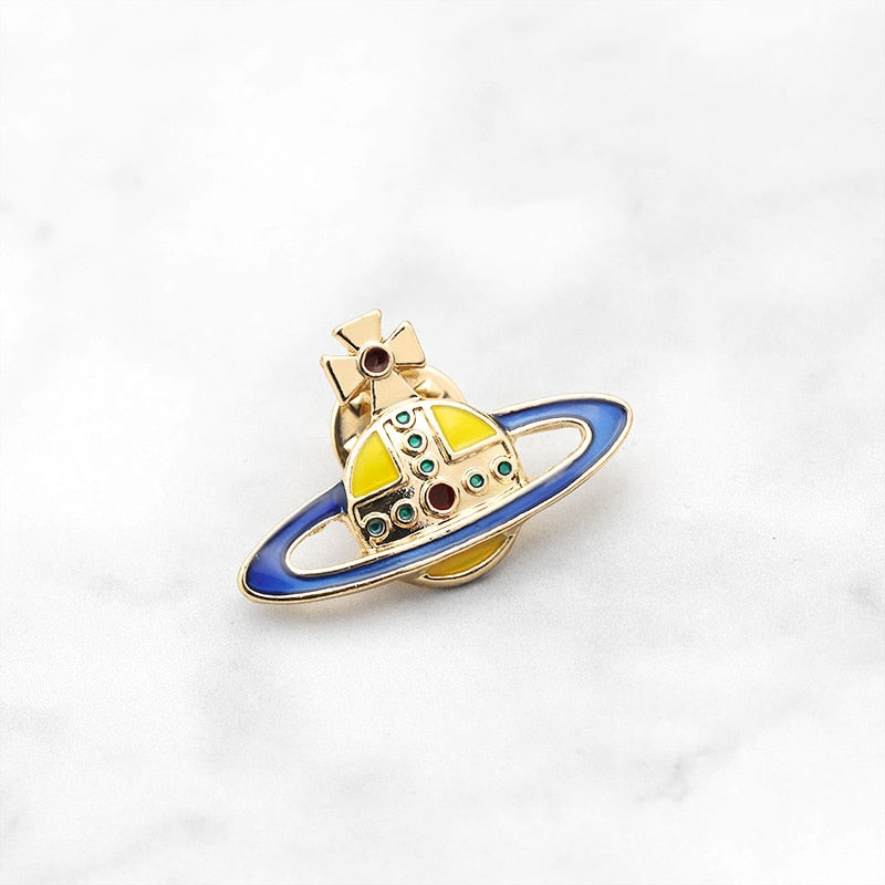Cosmic Spaceship Pin