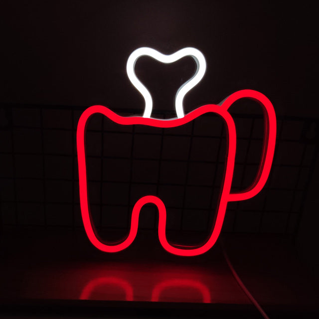 Among Us Imposter Neon Light
