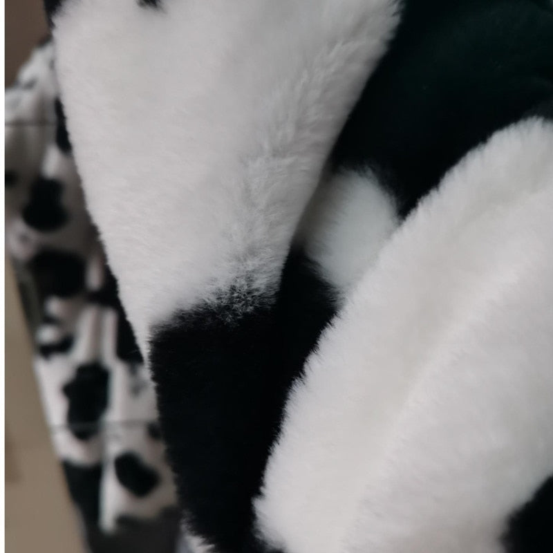 Furry Rorschach Zip Up Hoodie