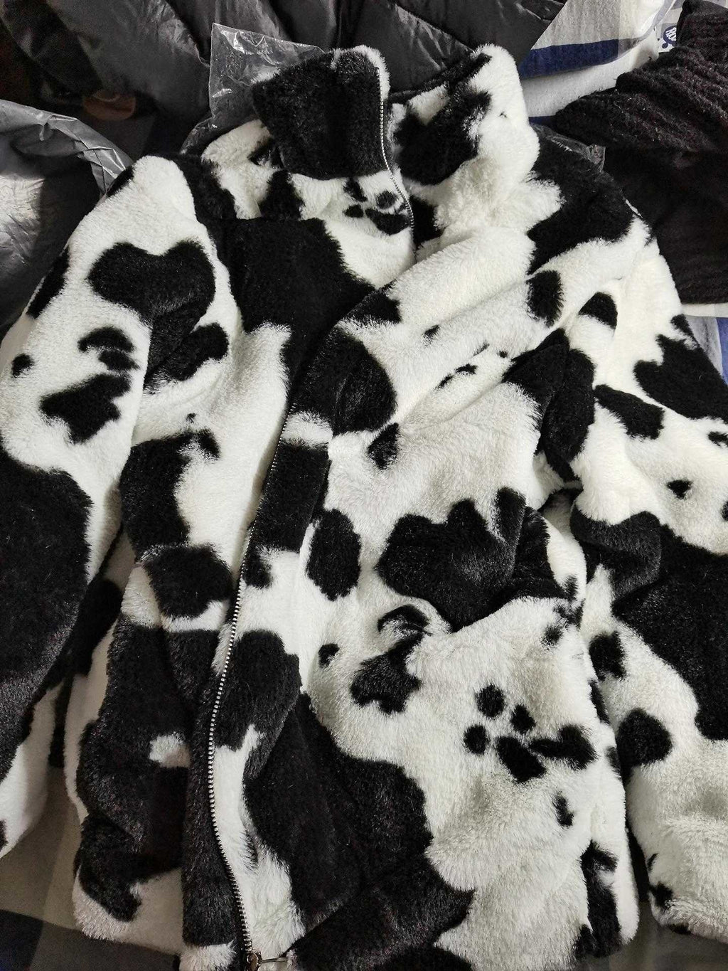 Furry Rorschach Zip Up Hoodie