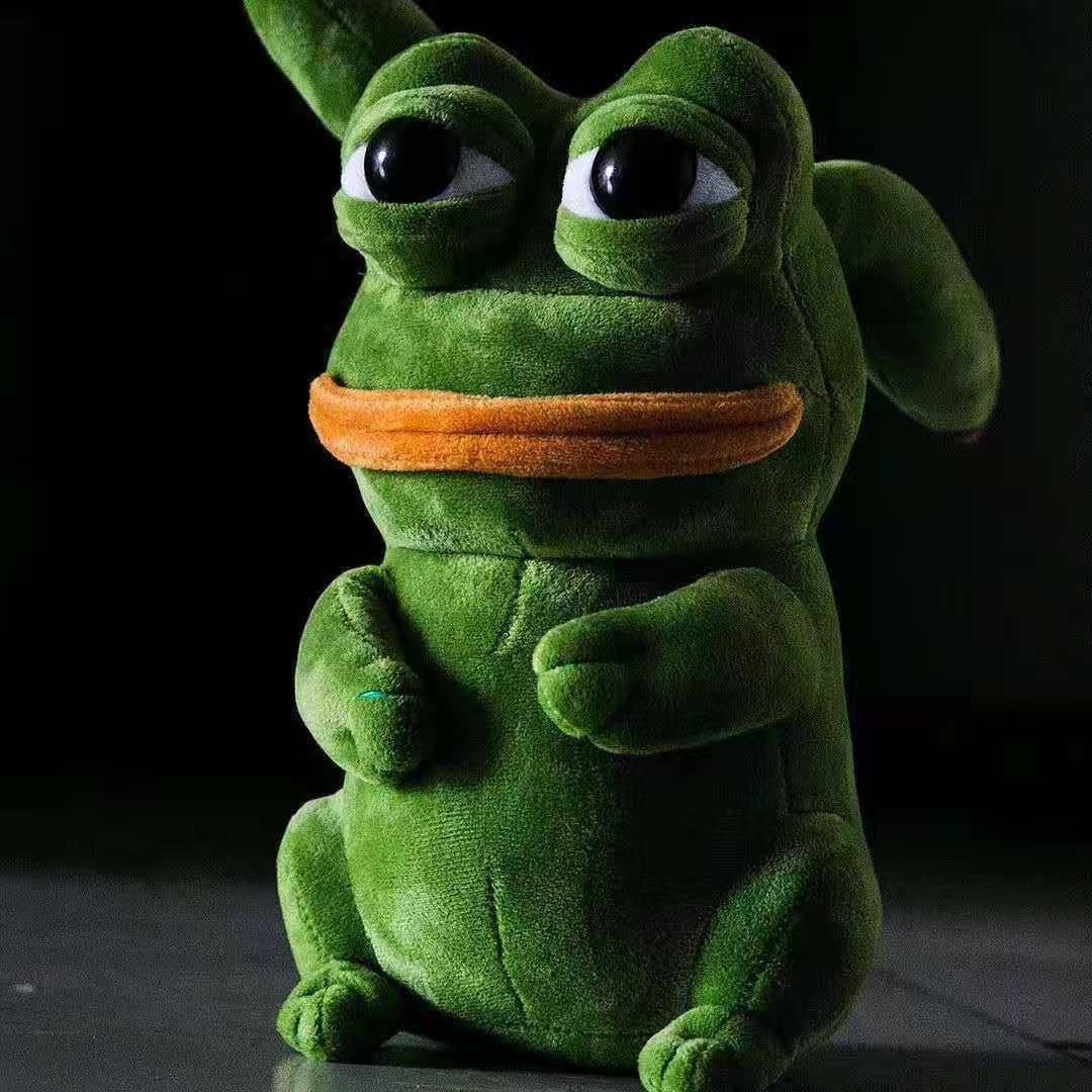 Pepe The Frog Pikachu Plushie Toy