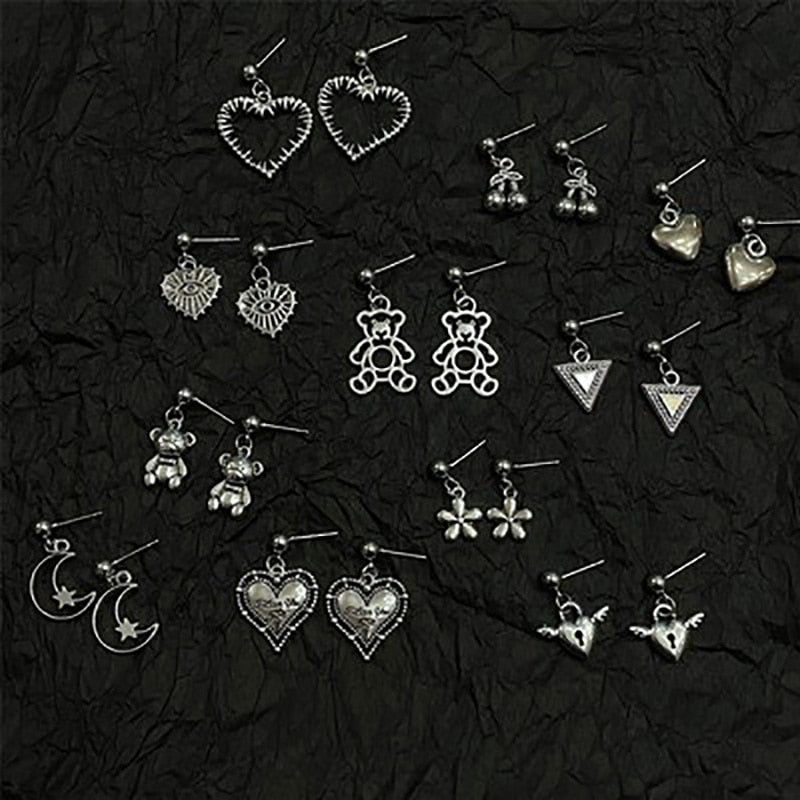 Retro Earring Studs