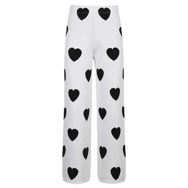 Heart Knit Trousers