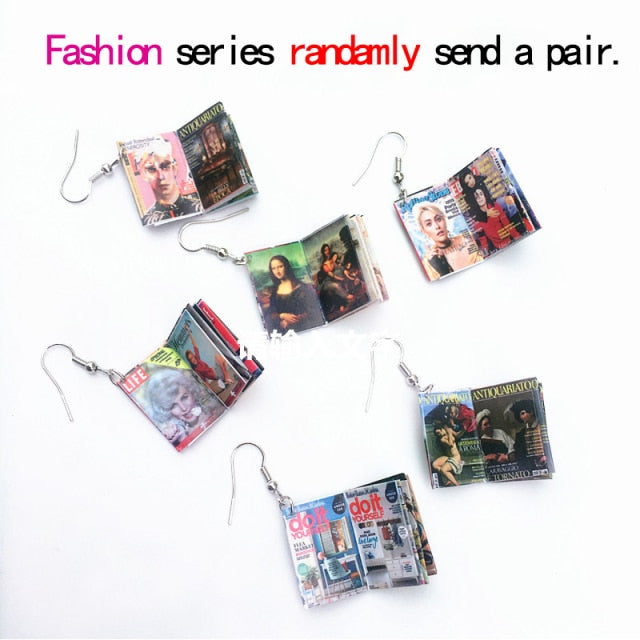 Magazine Covers Earrings