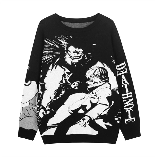 Death Note Knitted Sweater