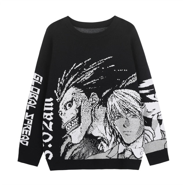 Death Note Knitted Sweater