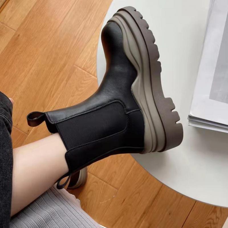 Chunky Chelsea Platform Boots