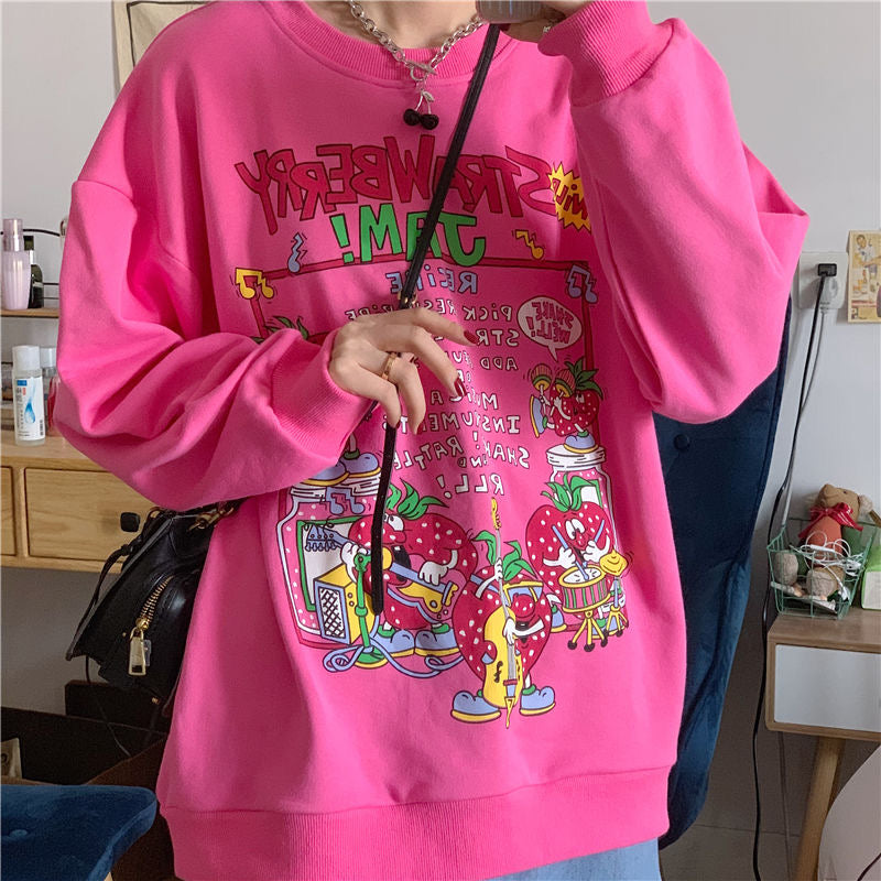 Strawberry Jam Pullover Sweater
