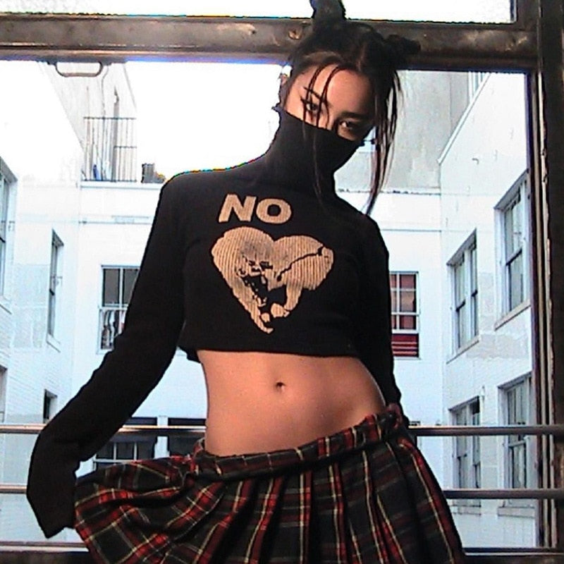 No Heart Turtleneck Sweater