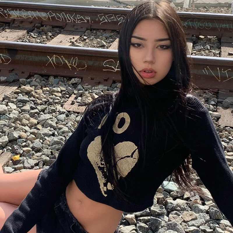No Heart Turtleneck Sweater