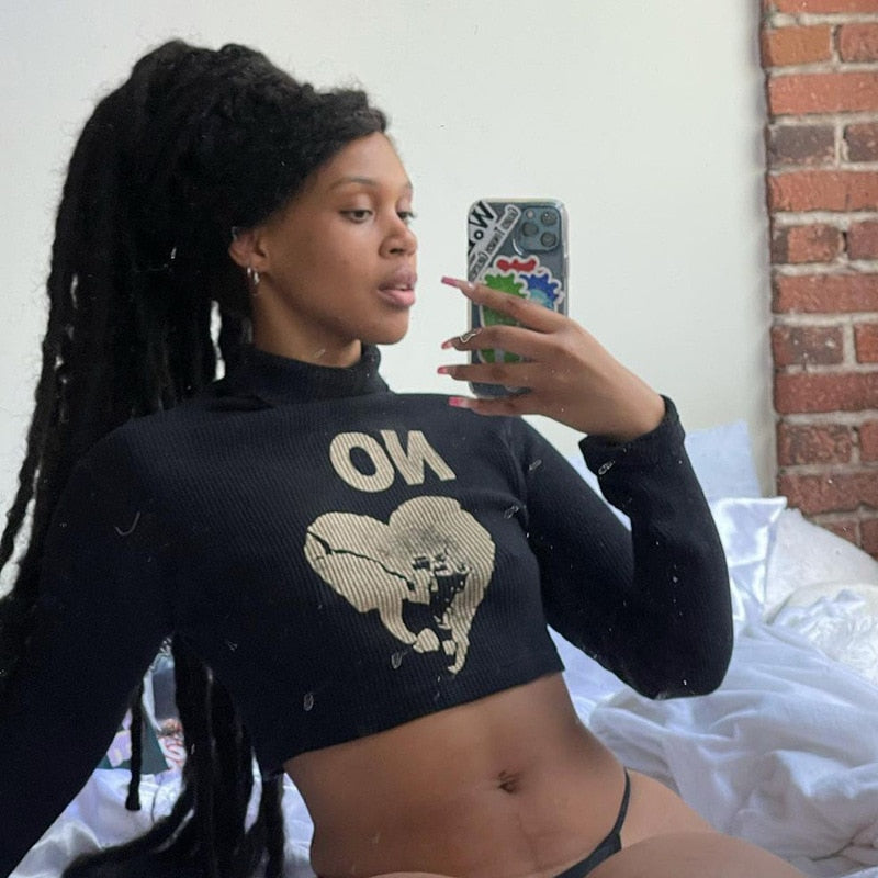 No Heart Turtleneck Sweater