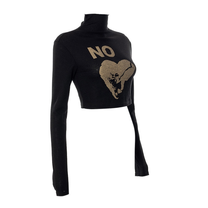 No Heart Turtleneck Sweater