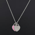 "Please Return To" Heart Necklace