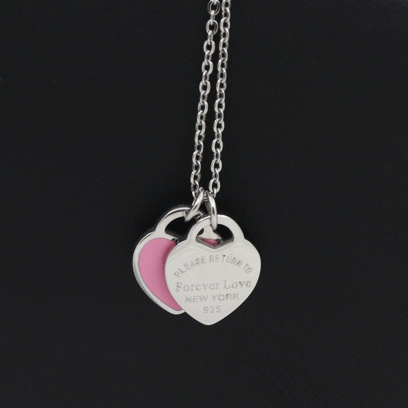 "Please Return To" Heart Necklace