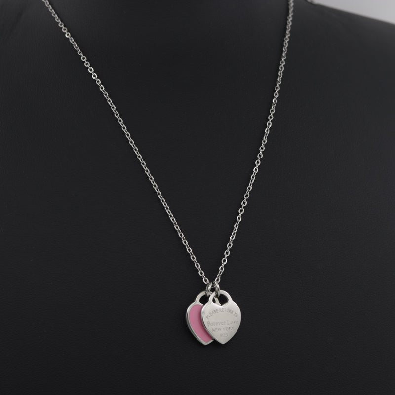"Please Return To" Heart Necklace