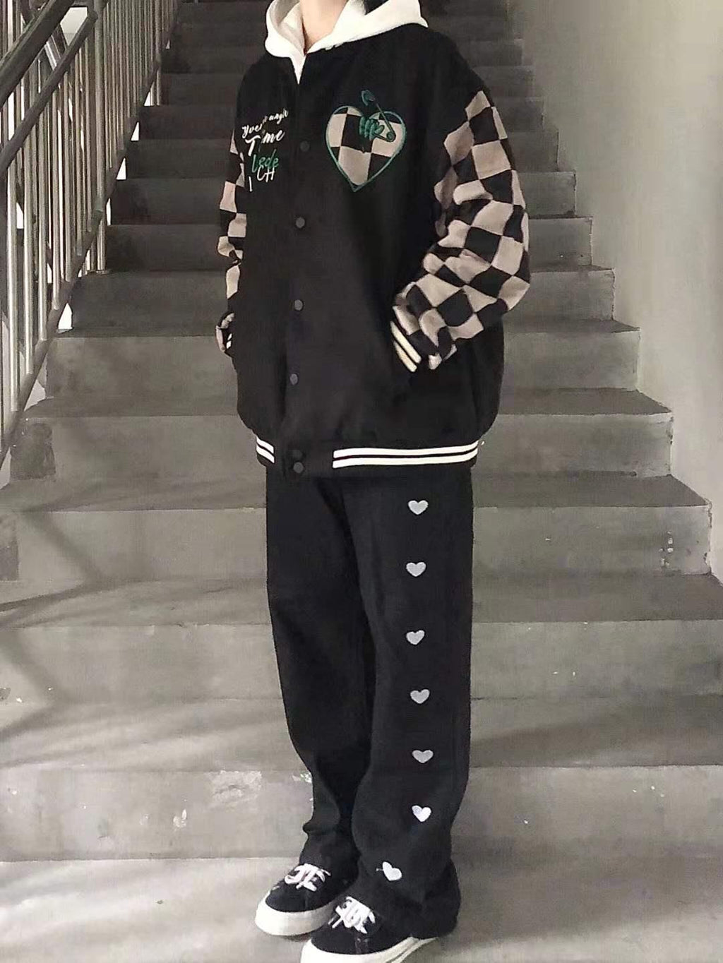 Heart Wide Leg Sweatpants
