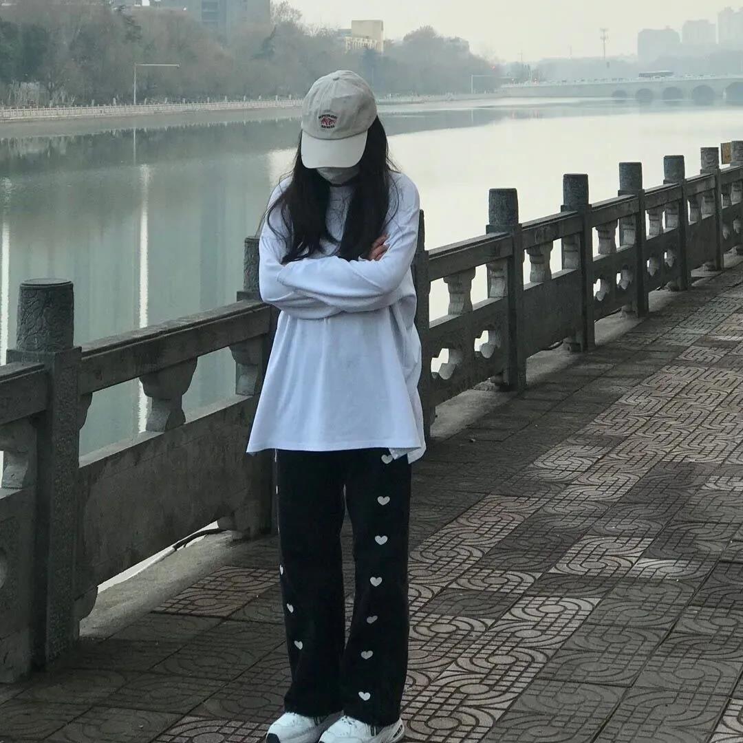 Heart Wide Leg Sweatpants