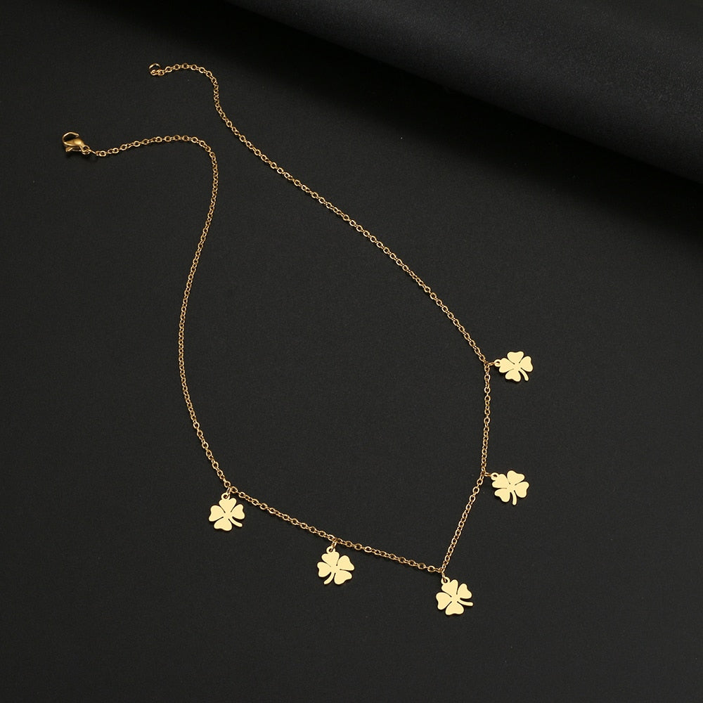 4 Leaf Clover Lucky Necklace