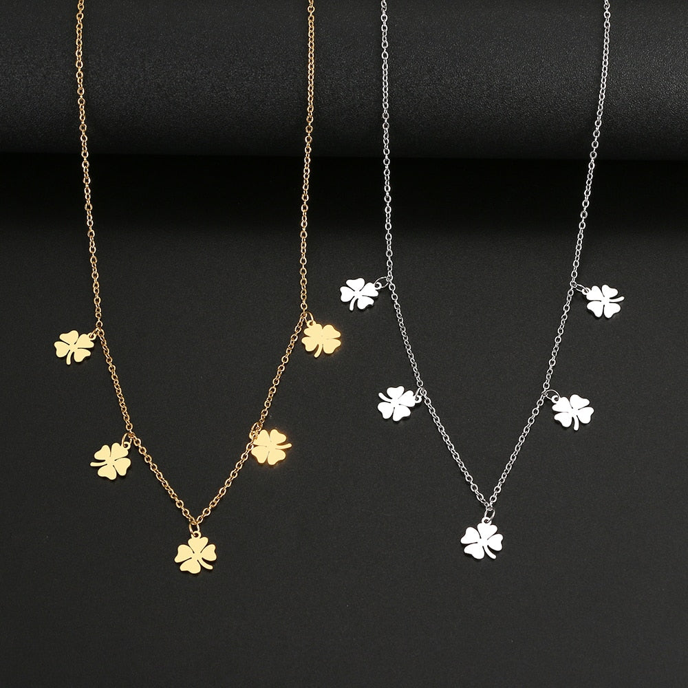 4 Leaf Clover Lucky Necklace