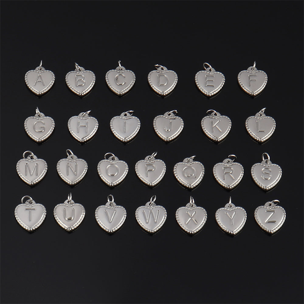Heart Locket Letter Necklace