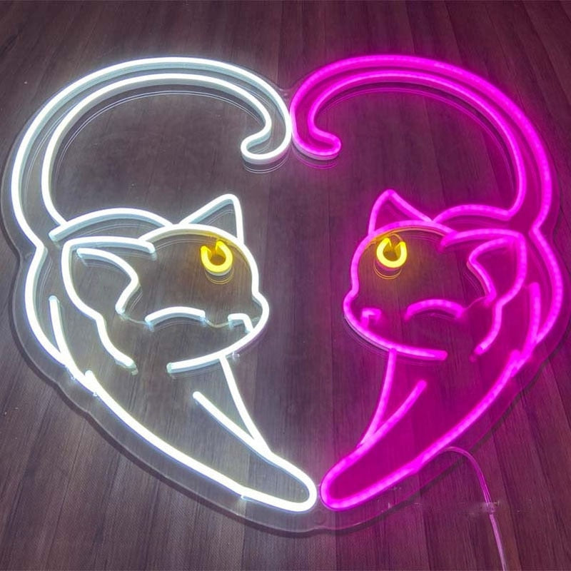 Sailor Moon Luna Neon Sign