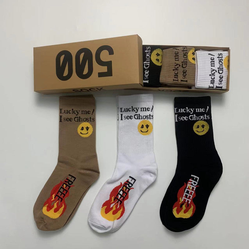 Lucky Me I See Ghosts Socks