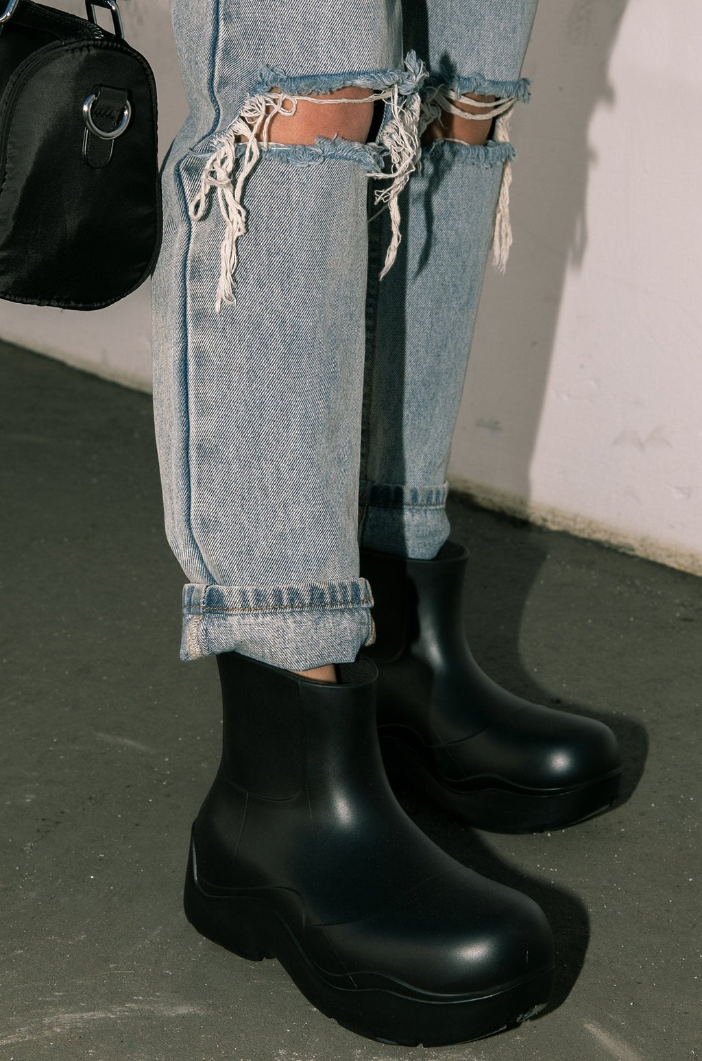 Platform Rainboots
