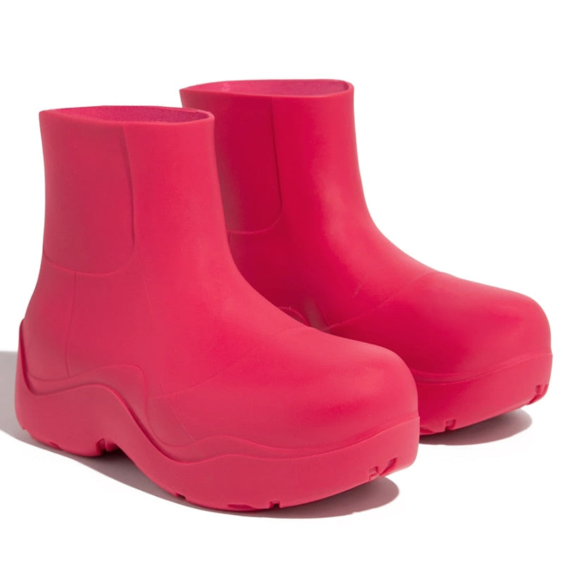 Platform Rainboots