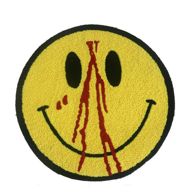 Bleeding Smiley Rug