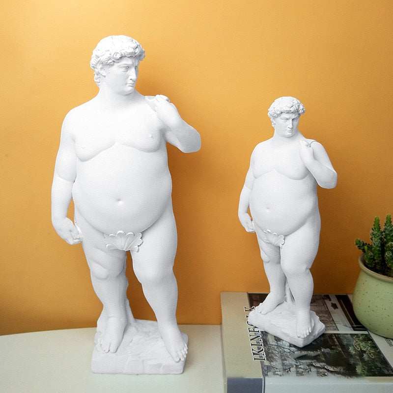 Fat David Sculpture