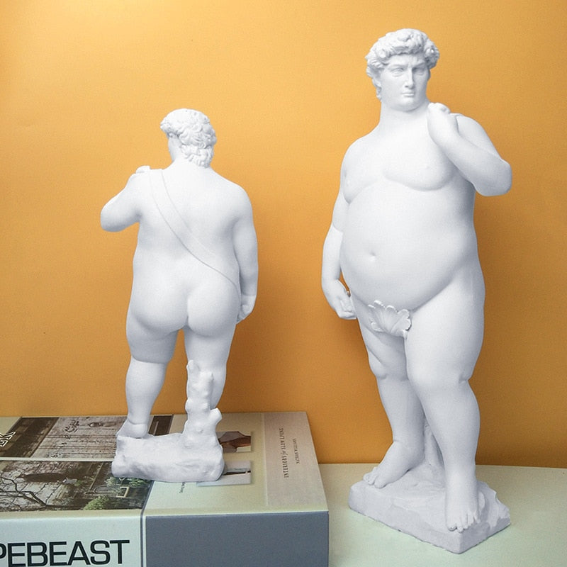 Fat David Sculpture